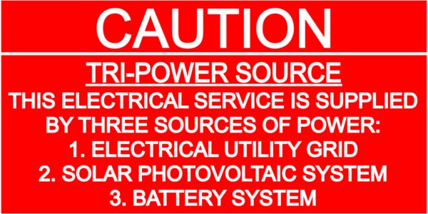 Tri Power Source - Grid, Pv, Battery